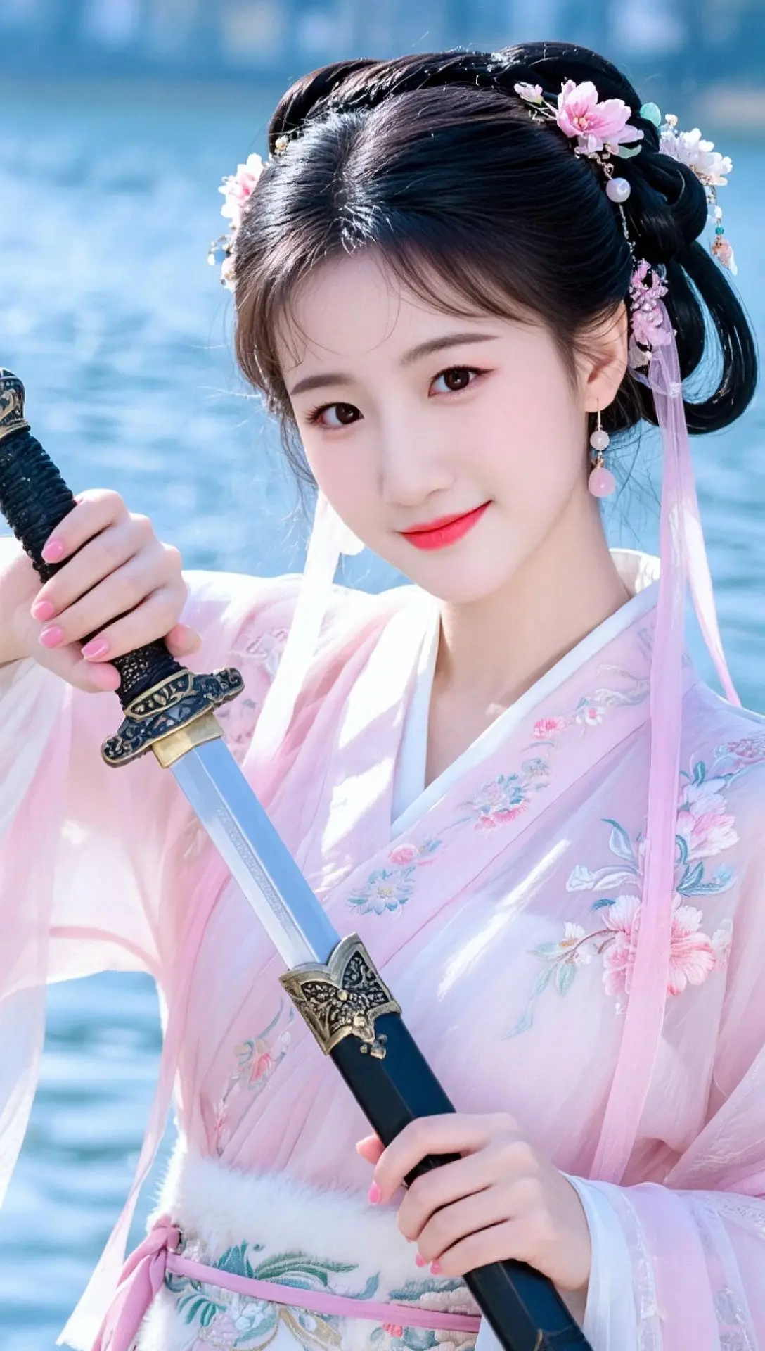 AI桃花剑少女 ai创作