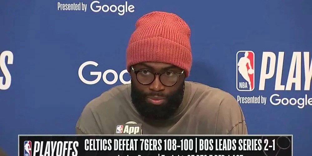 NBA季后赛东部首轮G3，波士顿凯尔特人客场108-100击败费城76人，系列赛