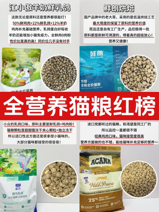 全营养猫粮推荐怎么挑！看我这篇就够啦！