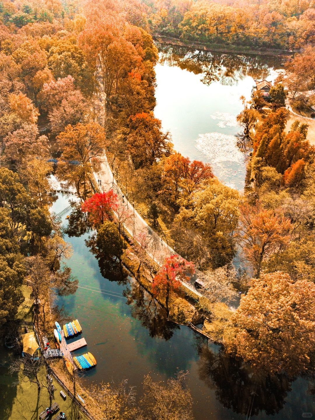 临水照花流徽榭 堪比九寨沟的钟山风景区❗️