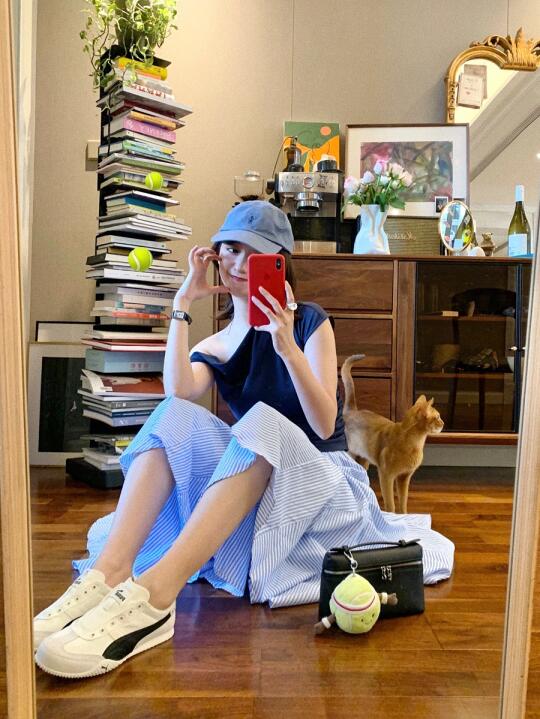 18 LOOKS 丨一些仅属于夏日的蓝白vibe🩵🤍