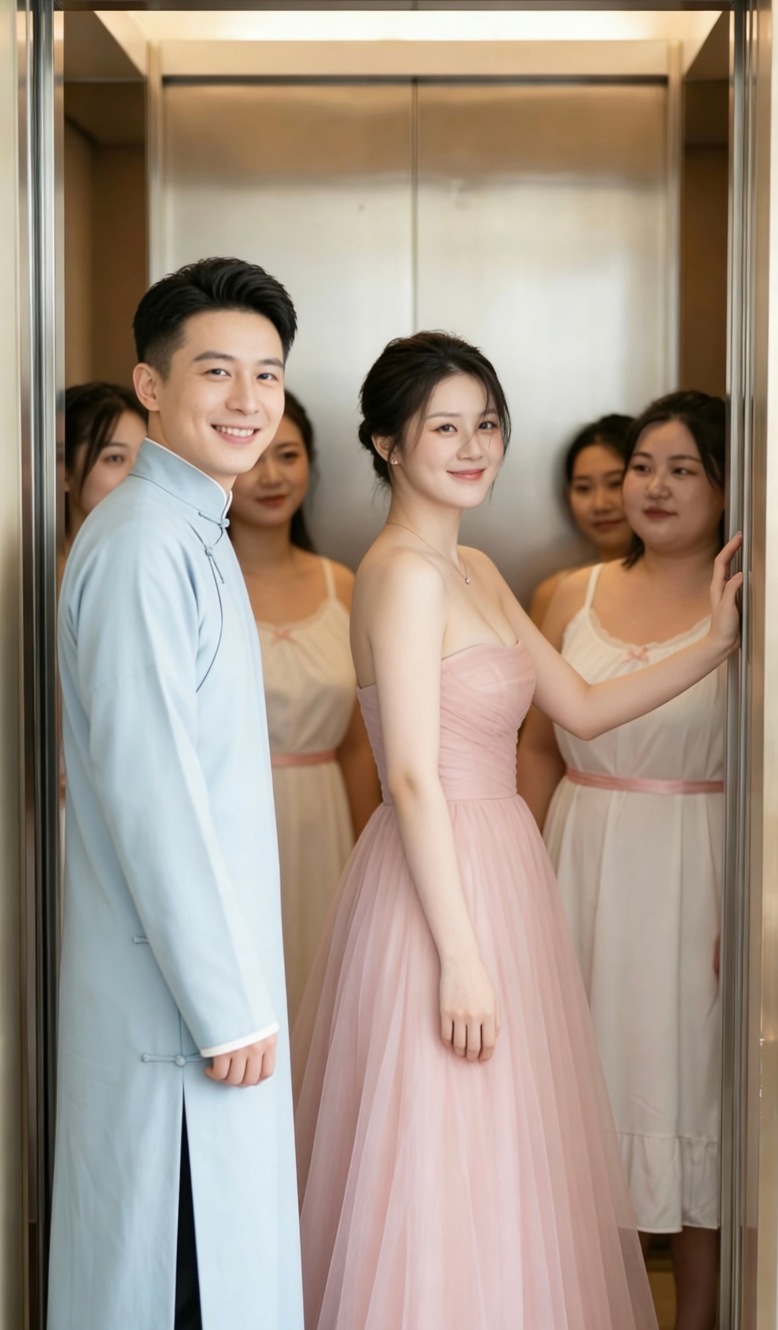 去参加朋友婚礼，被伴娘的颜值惊讶到了，这是我见过最美的伴娘，没有之一！ 