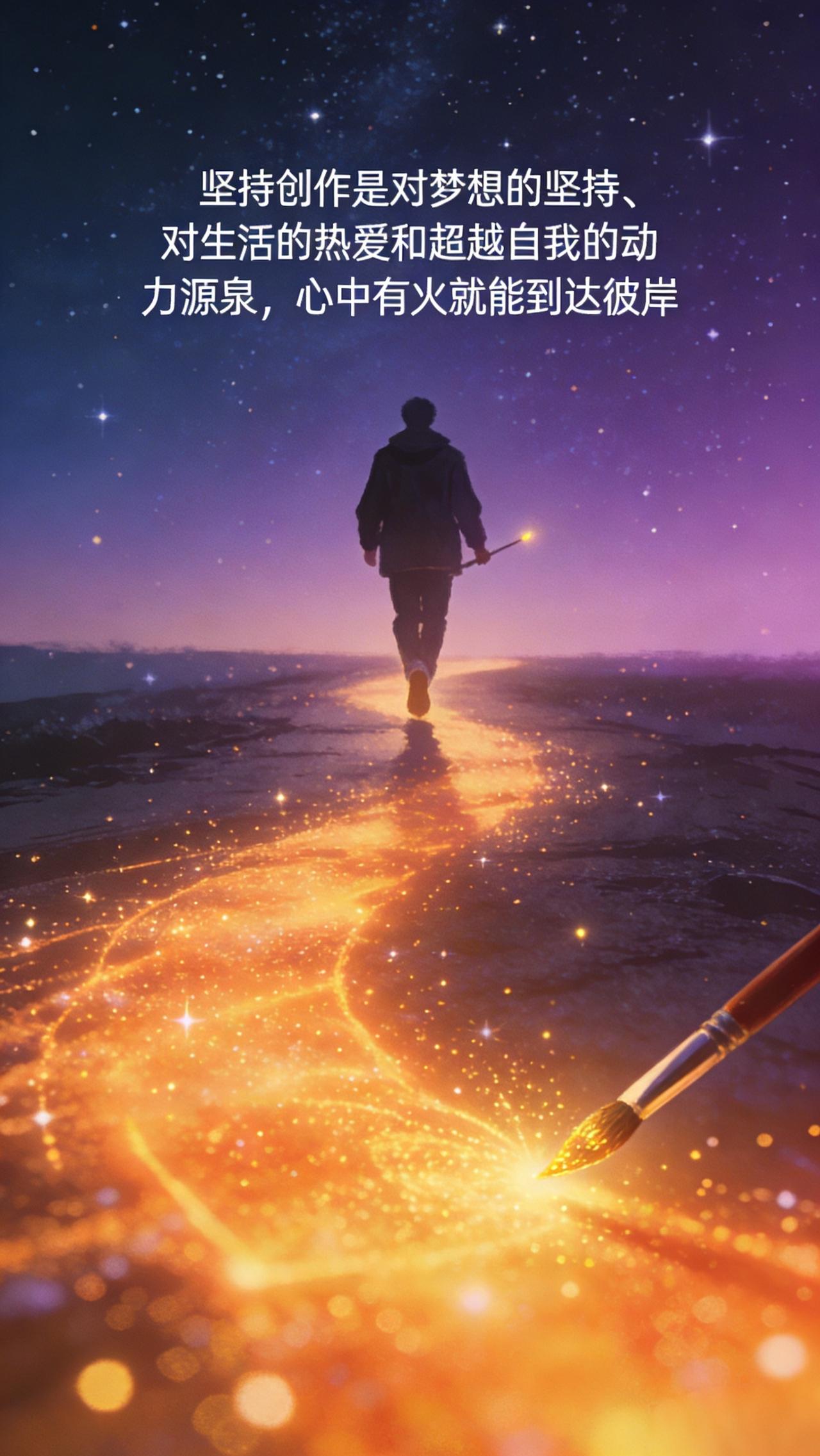 坚持创作的原因：点燃内心的那一把火🔥

每个人心中都有一团火，那是对梦想的执着