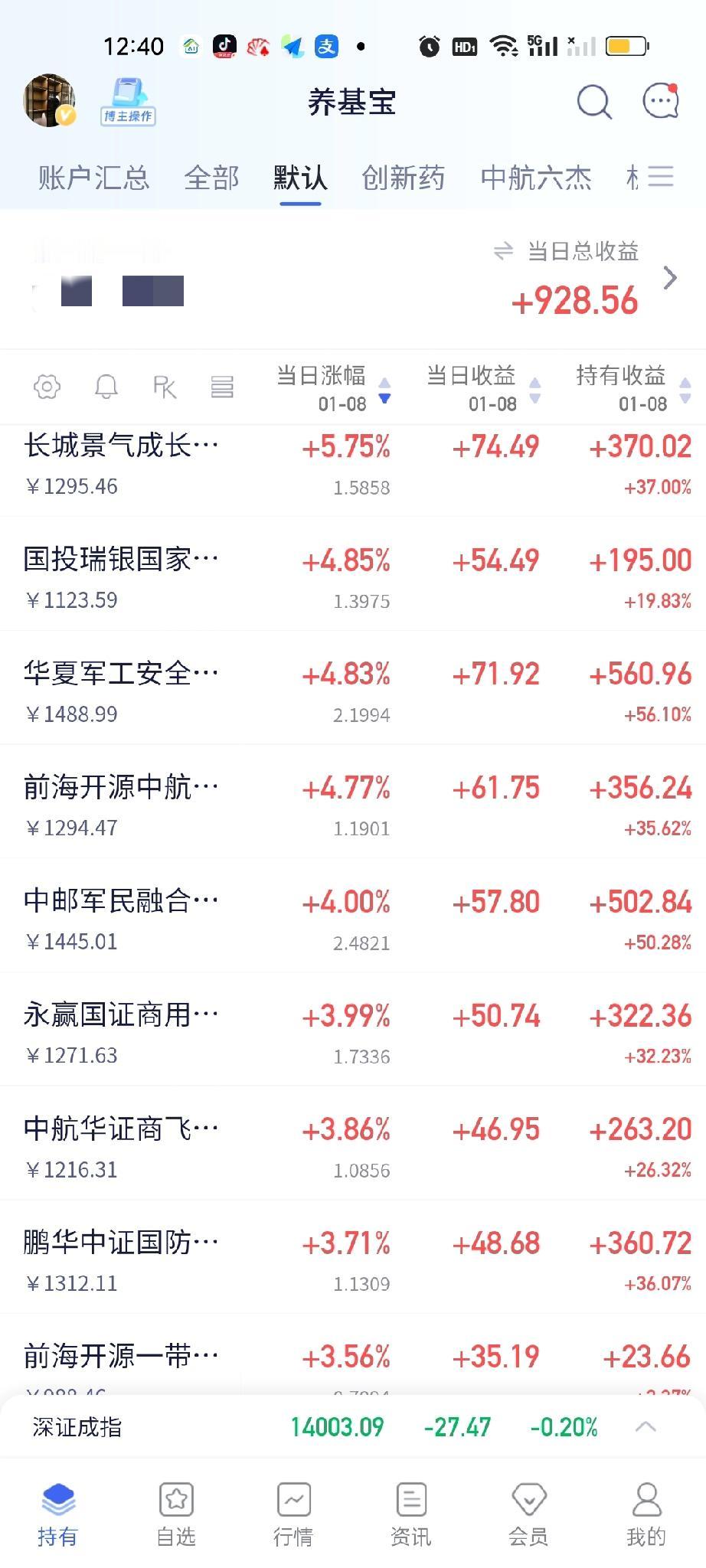 今天涨的最好的是军工，当然商业航天和低空经济，脑机接口，可控核聚变，半导体和深海