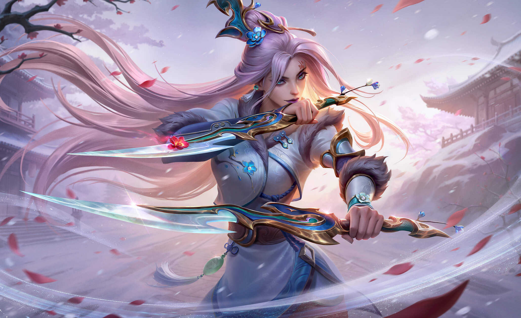 LOL新的臻彩藏品皮肤：踏雪寻梅，龙马烈焰系列（高清完整版）英雄联盟