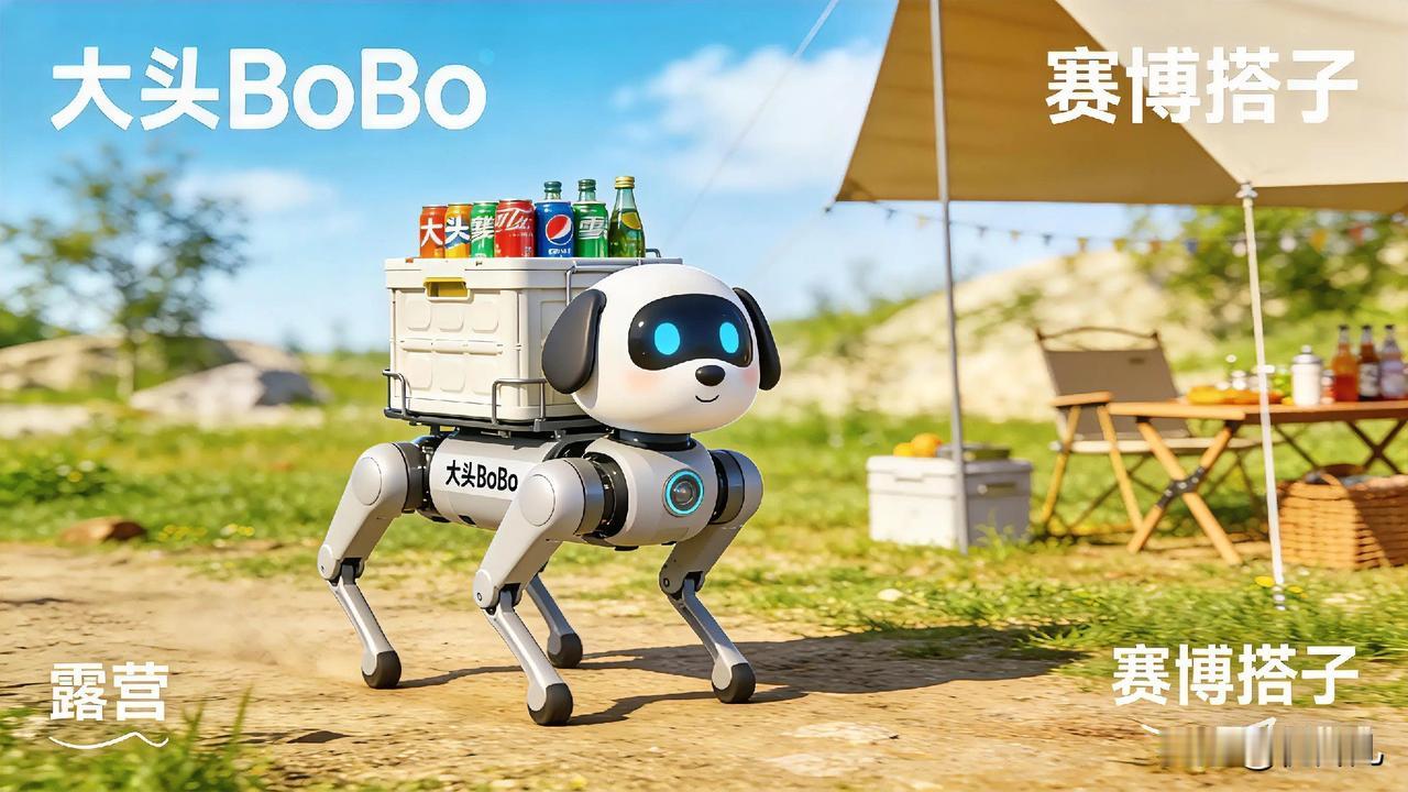 不到一万块的“赛博搭子”来了！不用遥控的机器狗，露营遛娃全能干
 
不用手动操控