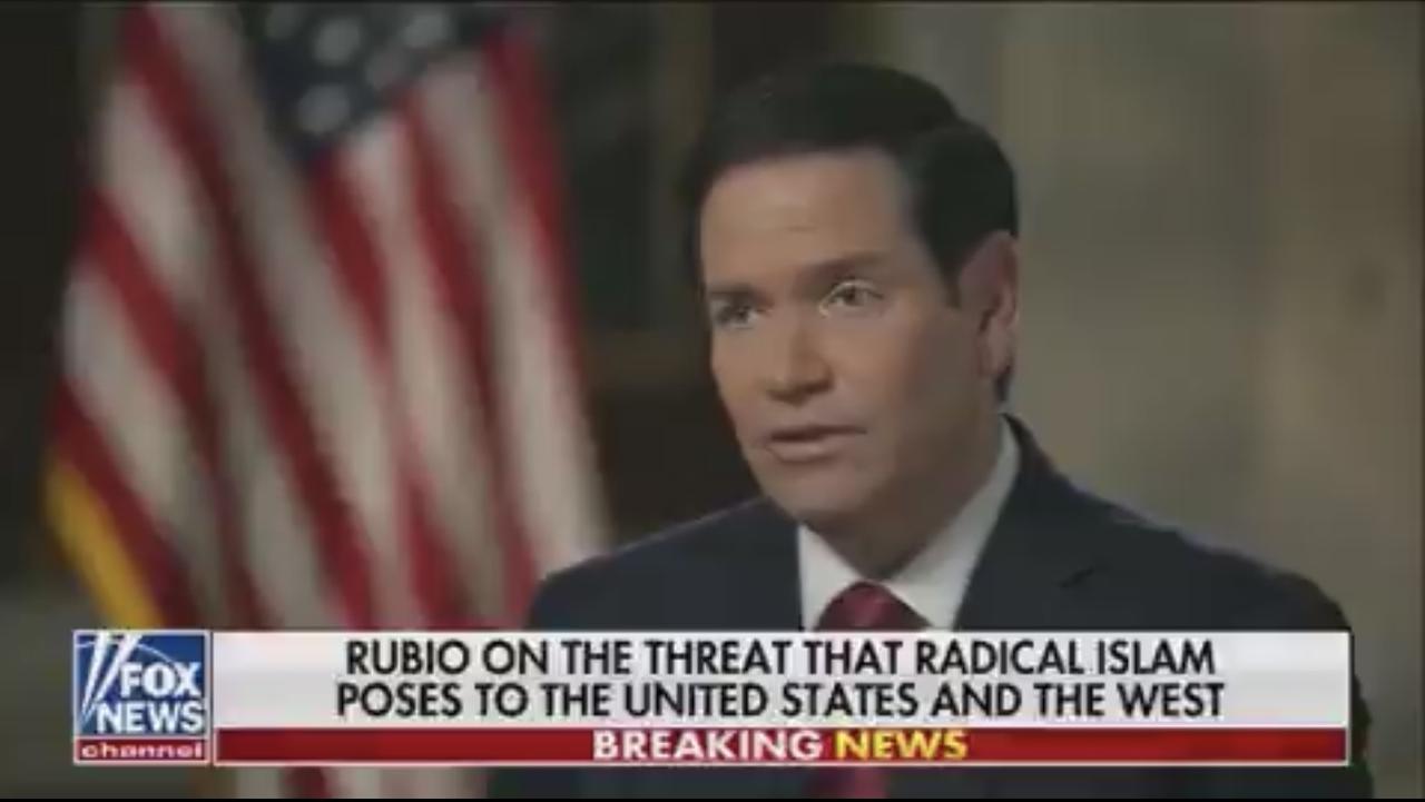 “极端伊斯兰主义已经表明，他们的野心并非仅仅满足于占领世界的一部分，建立自己的小