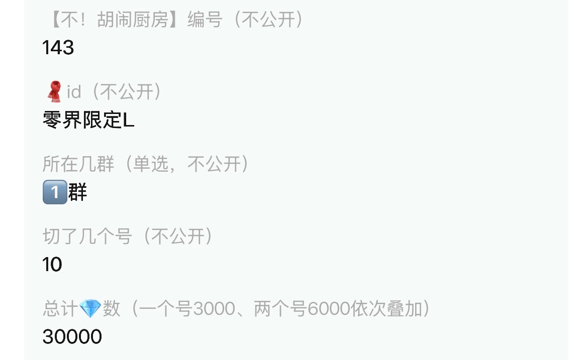 8.30【不！胡闹厨房】💎30000➕12000＝42000 ​  ​​​