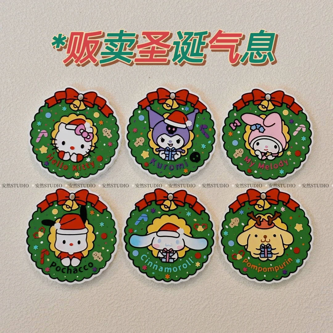 三丽鸥圣诞挂牌【平面硅胶模具】