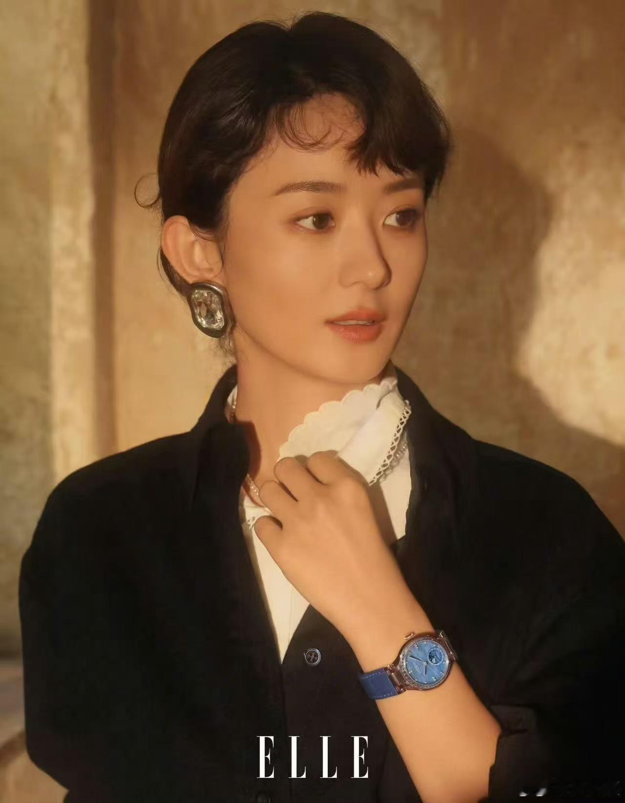 赵丽颖发elle大片赵丽颖晒封面大片赵丽颖发elle大片，好看， 