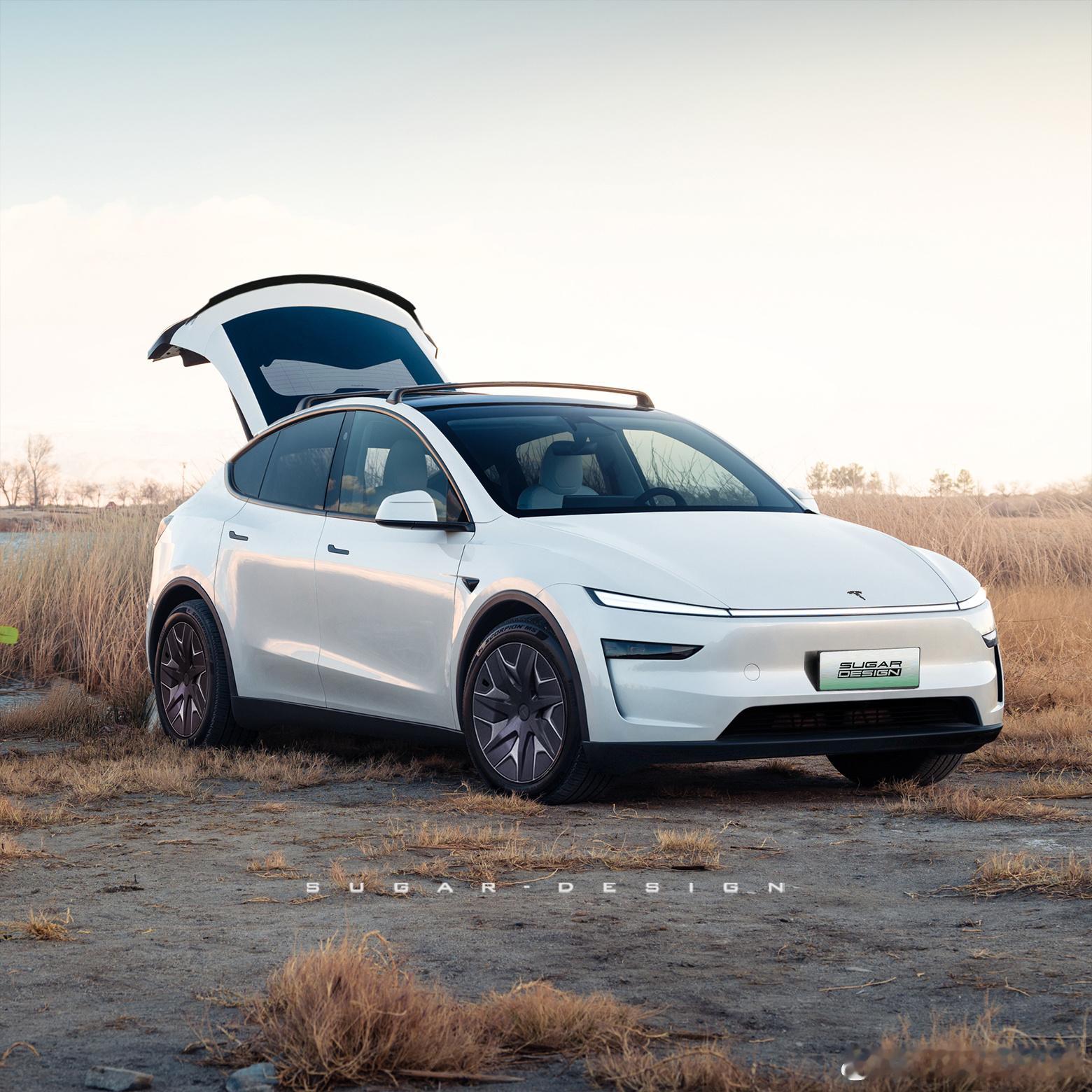 一大早就收到网友催更Model Y L的要求，来一个吧[二哈]Model Y L