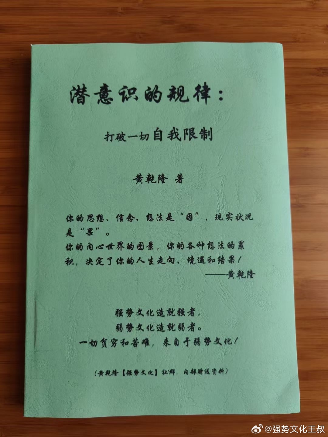 一起共修 提升认知系统学习强势文化系统课加微信：Maske7 