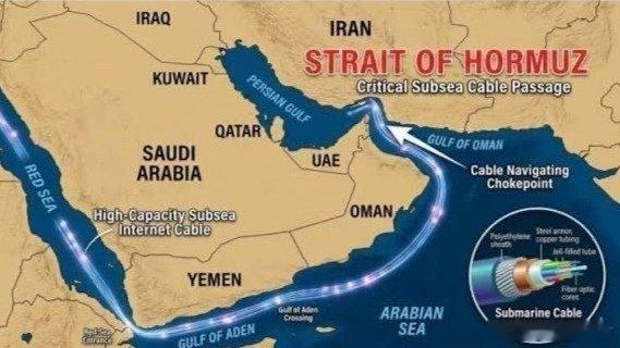 凤凰新闻【伊朗晒出另一张“王炸”！】这些光缆承载着全球超97%的电商、云服务及各