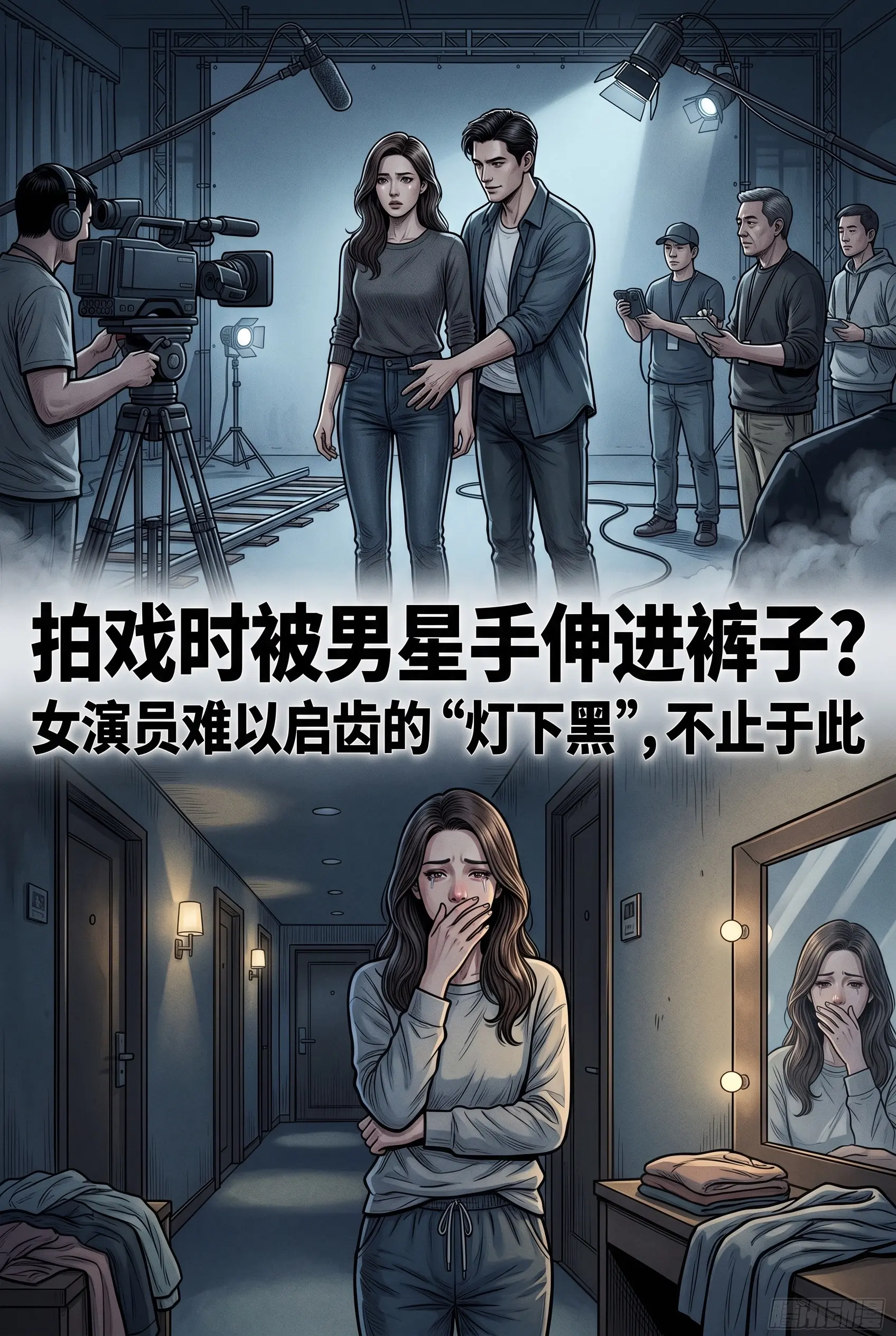 拍戏时被男星手伸进裤子？女演员难以启齿的。“灯下黑”，不止于此
