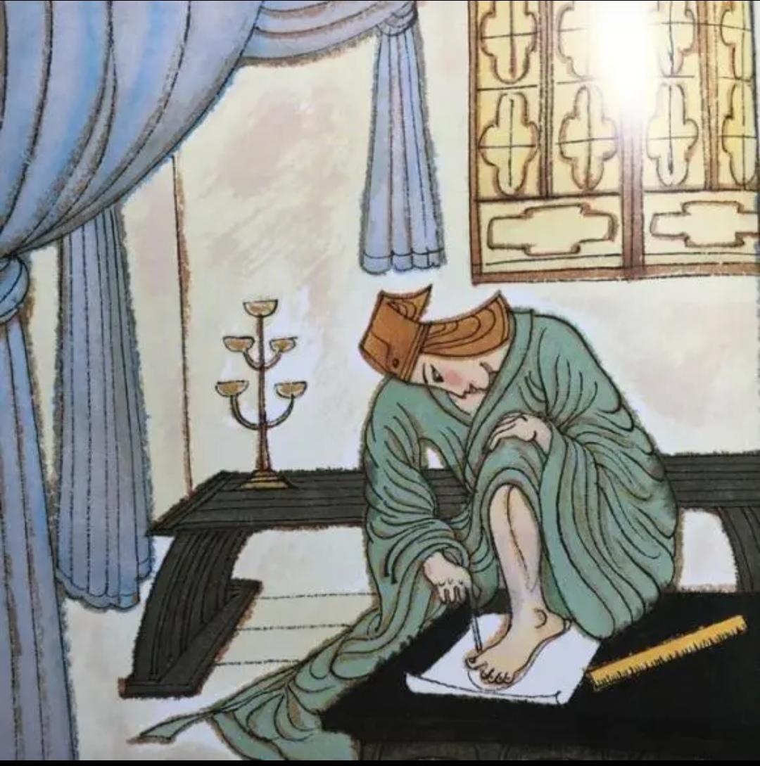 上联，郑人买履空手回，忘拿尺码

下联，？？？