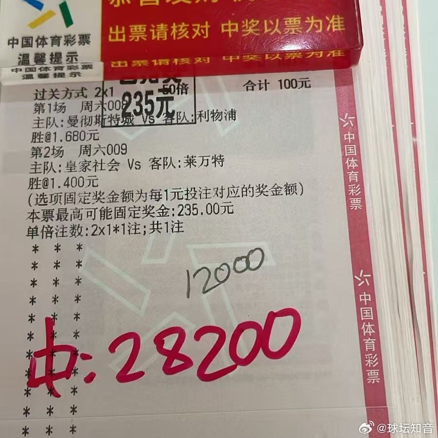 又是成功收米的周末！曼城配皇社，2串1双红出击，胜率依旧在线。 