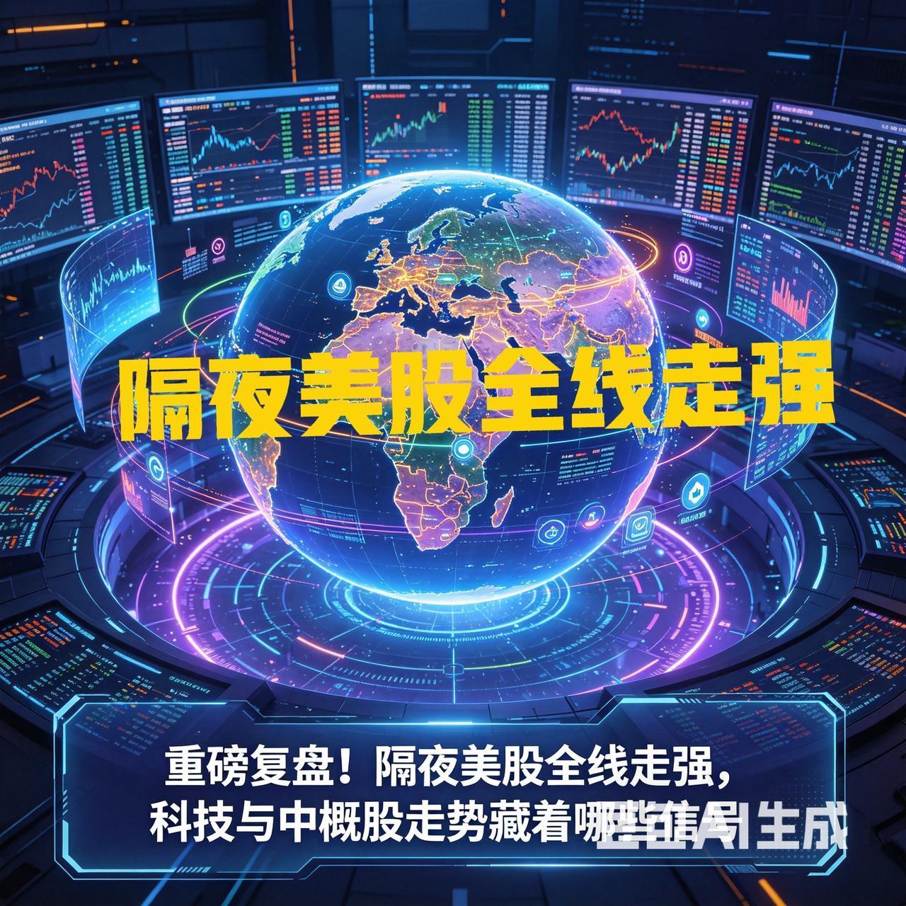 [燃烧的心] 重磅复盘！隔夜美股全线走强，科技与中概股走势藏着哪些信号
 
提示