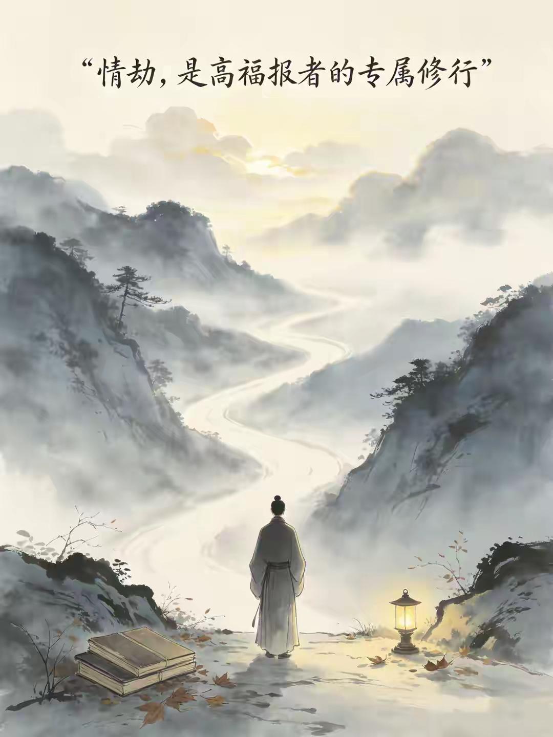 原来，最好的人生，最厚的福报，都是藏在情劫之后。所有大气晚成的男人，大都经历过情