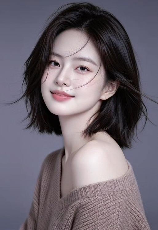 这姑娘笑起来真温柔啊。