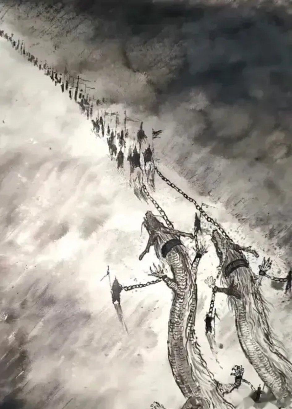 画作《靖康之耻》……那两个废物也配称龙吗？ ​​​