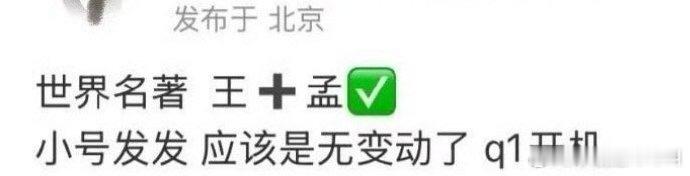 王鹤棣 孟子义《将门毒后》将在1月开机🍉会以没见过的方式平番 