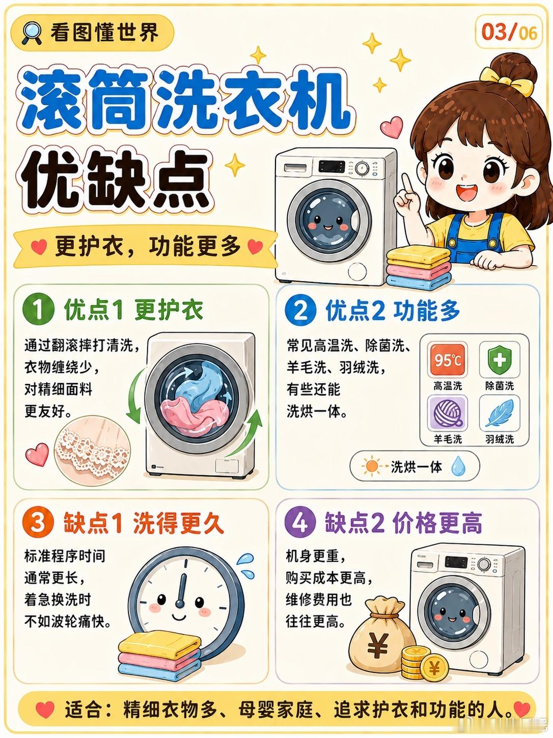 刚好我租房那里的洗衣机坏了，需要换新的，我也在纠结波轮和滚筒哪个洗得更干净？我就