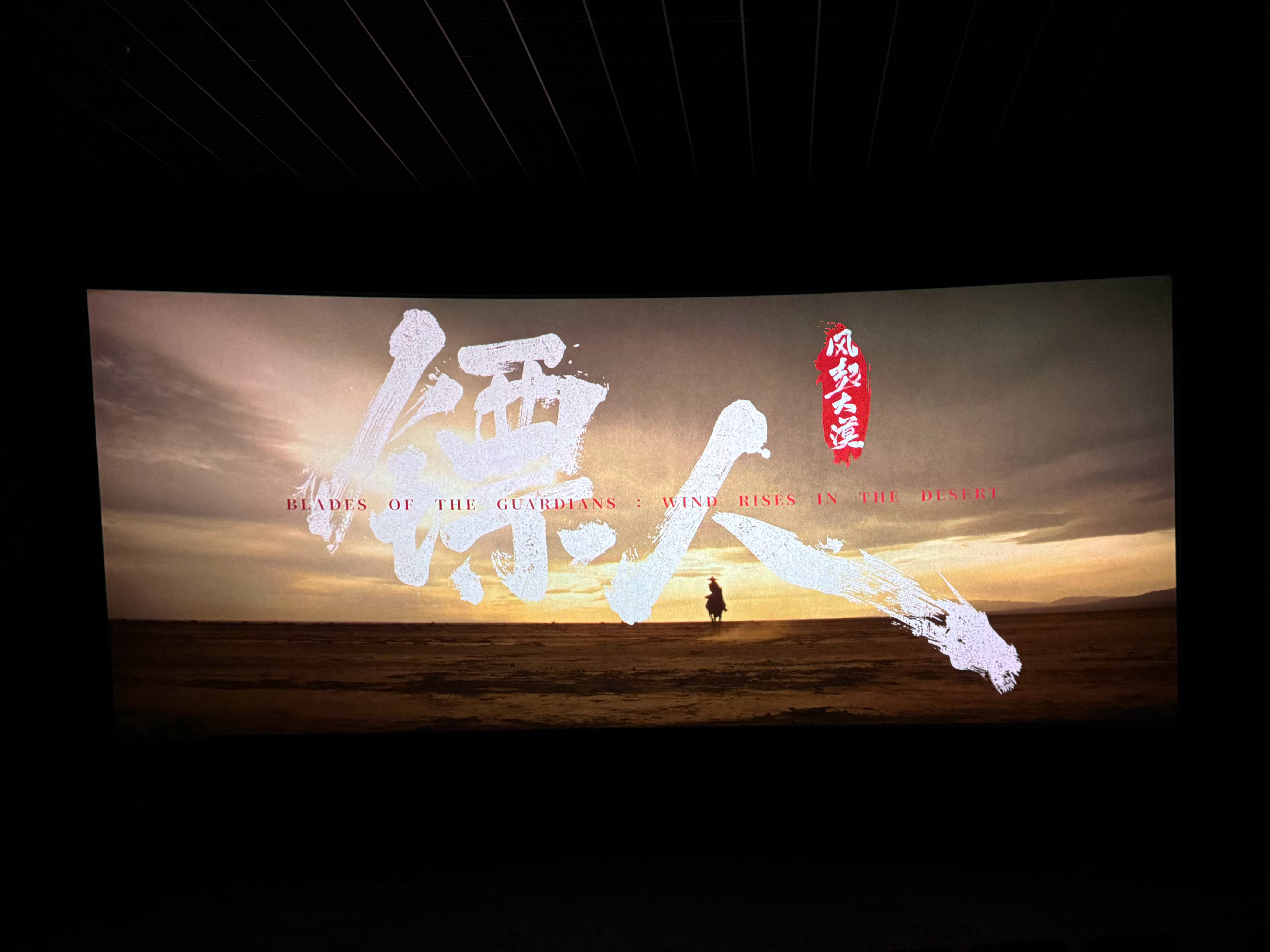 镖人这部电影，非常推荐你们看4DX版本的看电影的时候记住，一定要靠住座椅！ 