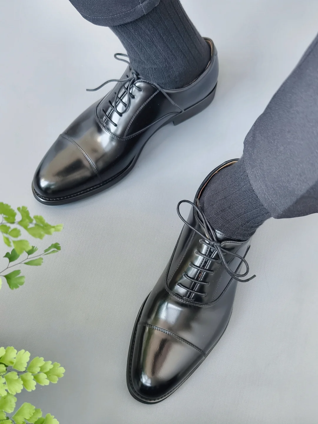 很帅的一双皮鞋