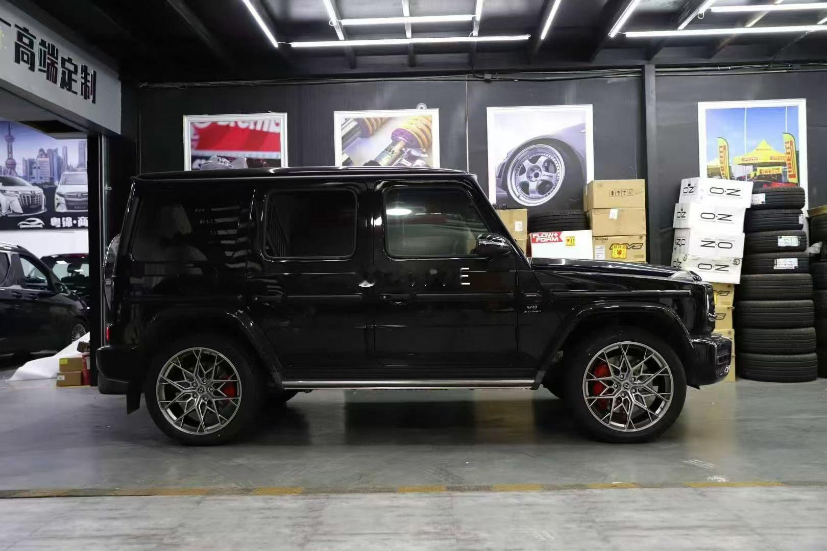 奔驰G63升级美国🇺🇸 HRE FF10银色 可以继续跟单！