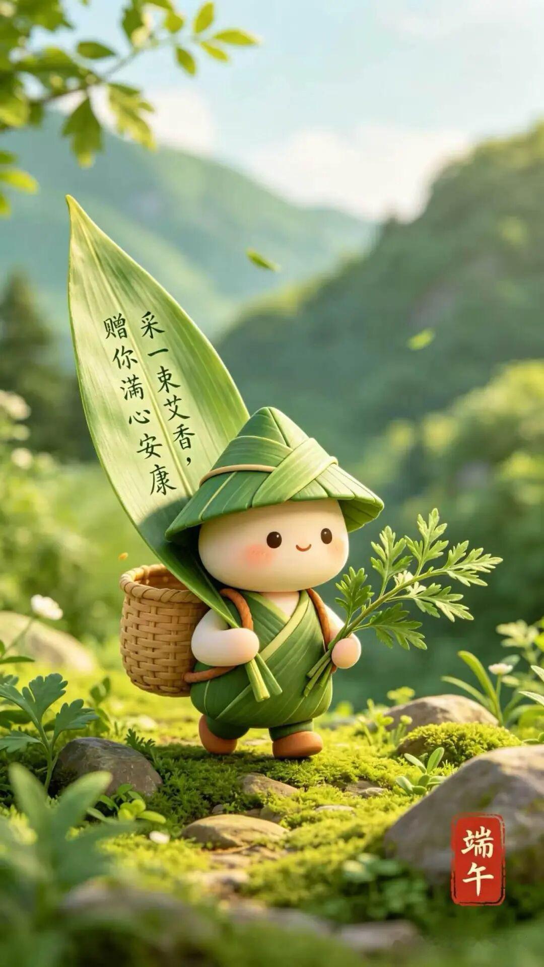 西江月 · 重五风俗
      
时雨绵绵未断，阴云叠叠长笼。
麦饦圆润补天穹