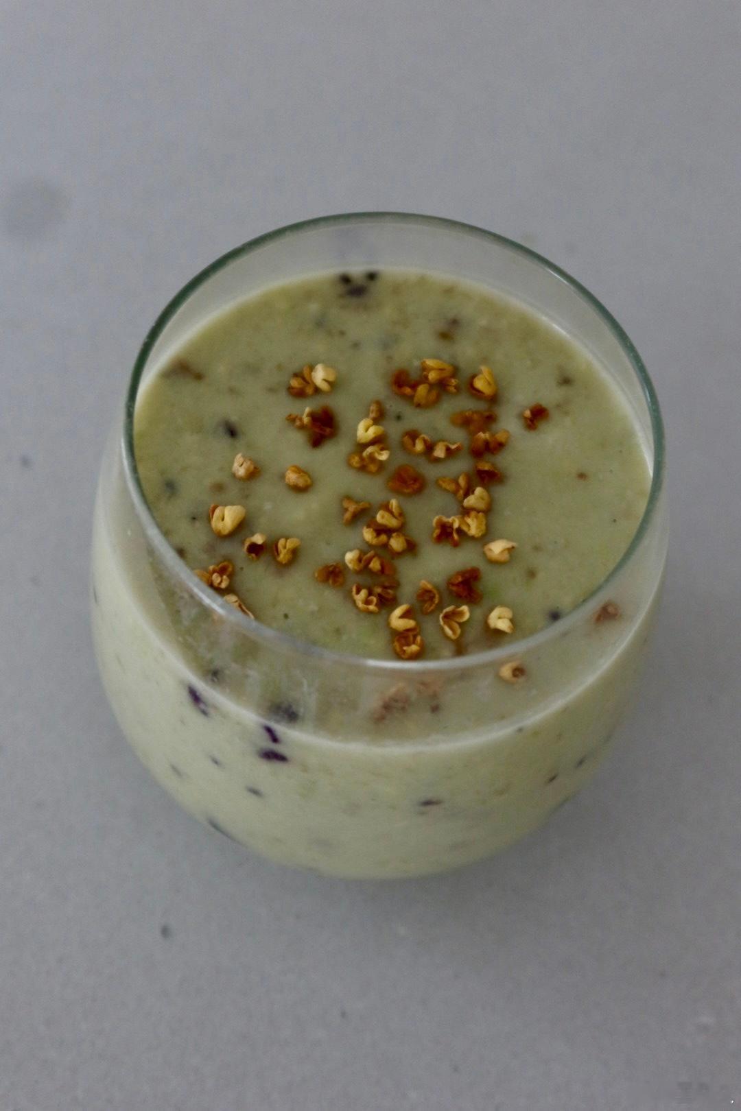 抗炎饮食day111✅地球上好吃的东西太多 亟待开发早餐：桂花蓝莓🫐牛油果🥑