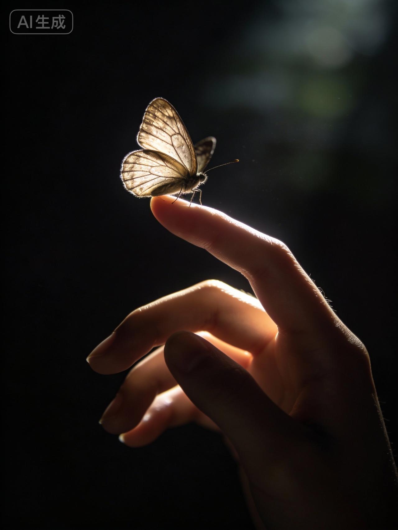 逆风的蝶
 
风可以吹走一张白纸，
但吹不走一只蝴蝶，
因为生命的力量在于不顺从