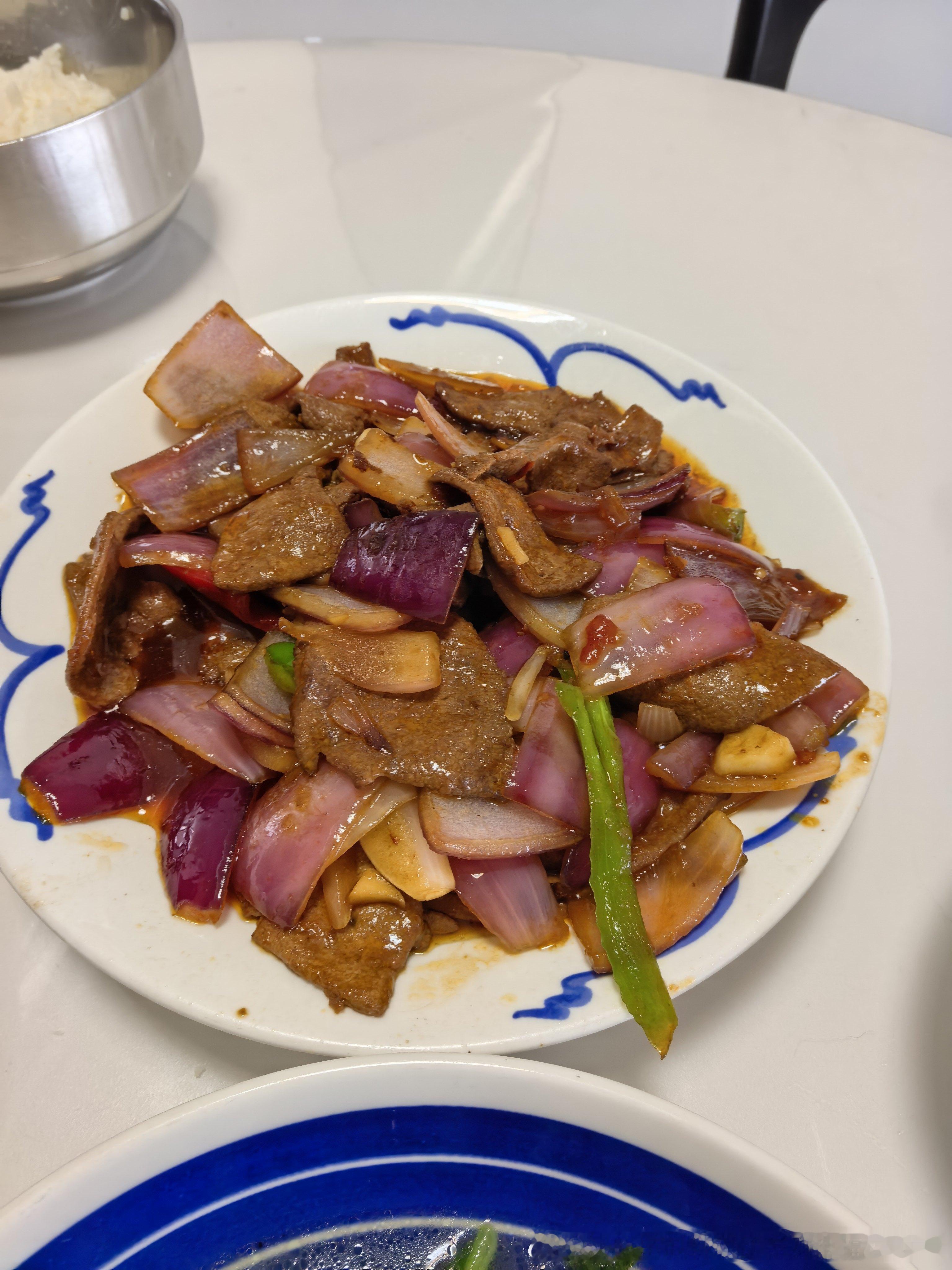 好吃饭 今天有酱爆猪肝[心]午饭要积极[超话] ​​​