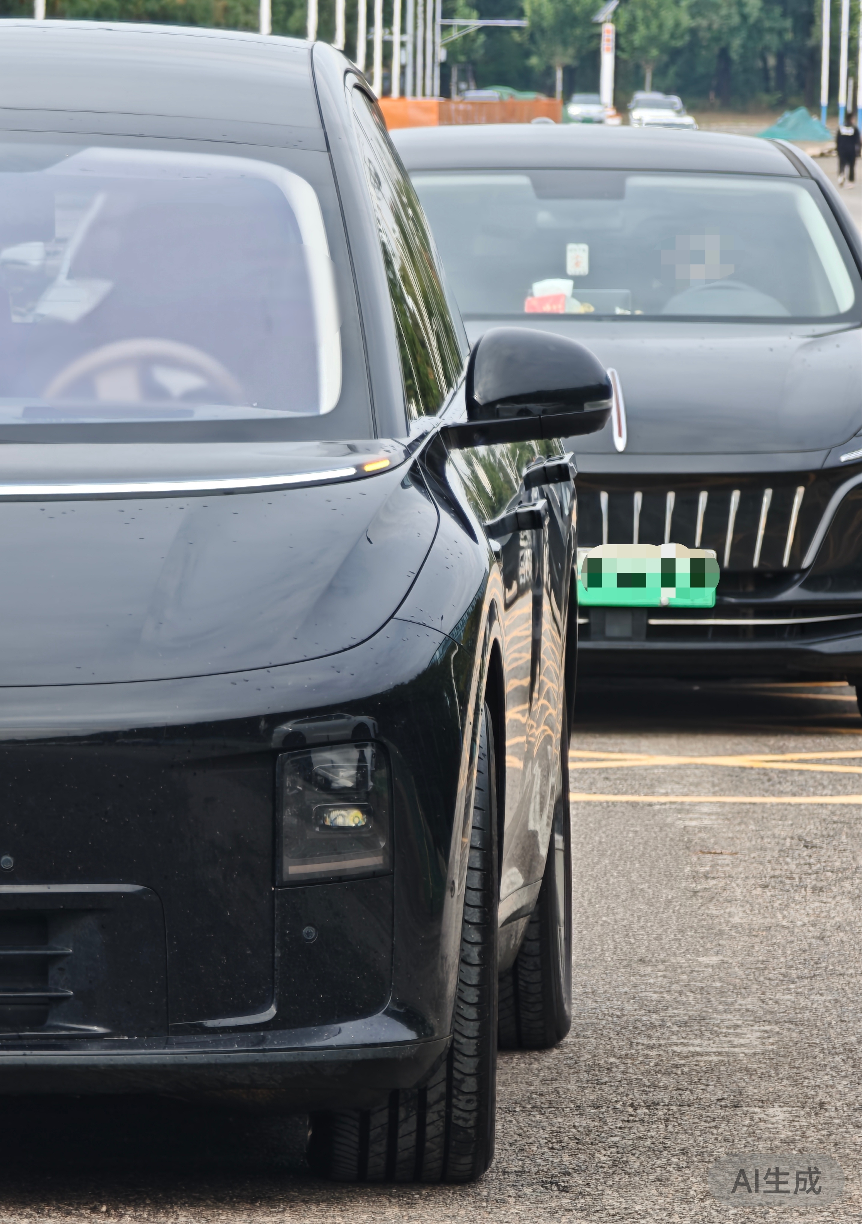 i系列的原厂黑武士涂装和星环灯挺搭配，周围已经有三位朋友买了黑武士配色了[嘻嘻]