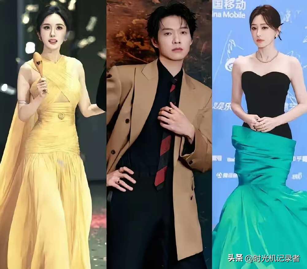 魏大勋真是离不开这两个女人的问题，杨幂找董璇和小酒窝合影，遇到魏大勋没有打招呼，