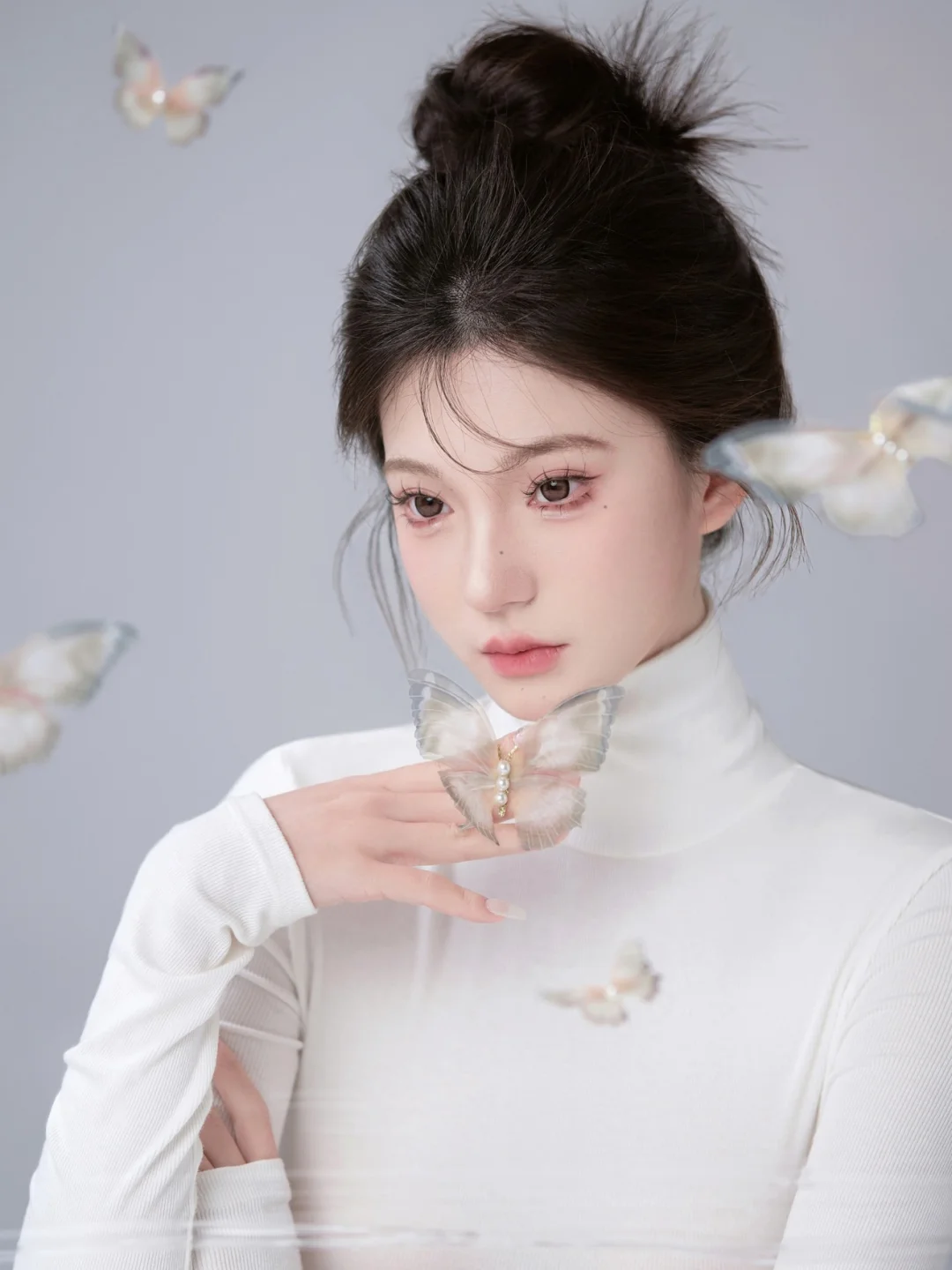 少女的心事像蝴蝶一样纷飞🦋光影写真