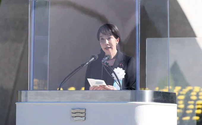 因为四周围上防弹玻璃演讲，得到日本民众一片骂声的日总理高市早苗（没有受到死亡威胁