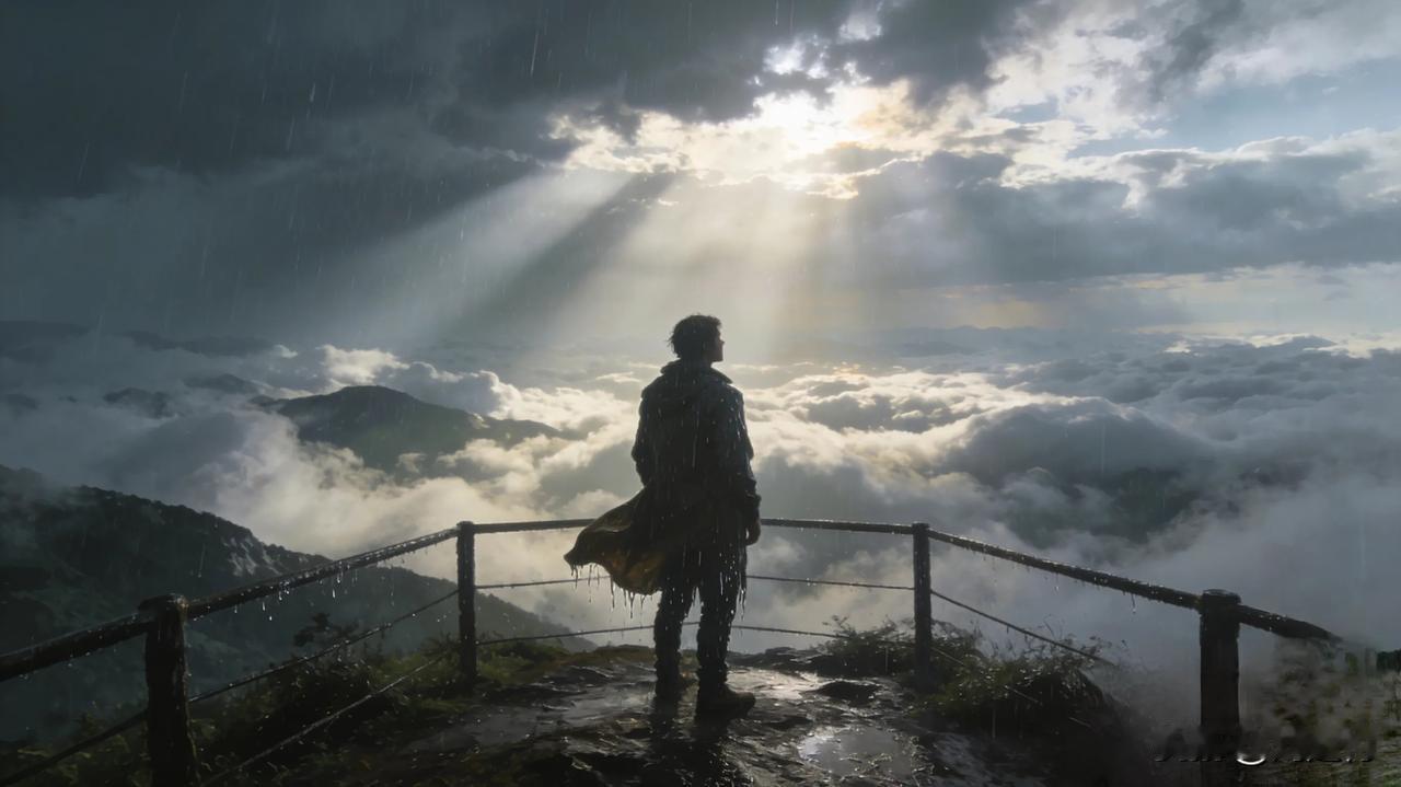 今年最难忘的出门经历是啥暴雨天在山顶等到云海翻涌，雨停后阳光穿透云层洒在身上，那
