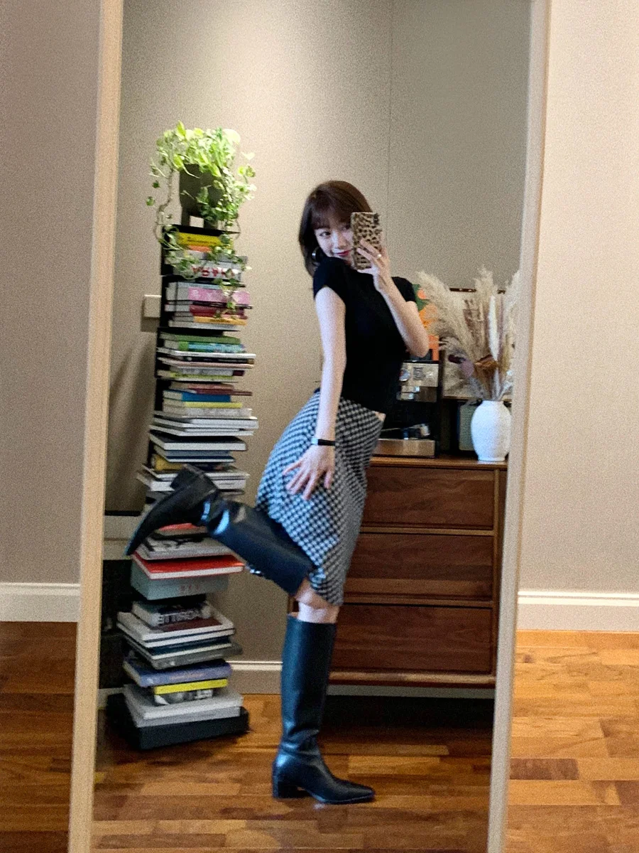 inspo*18丨裙子+靴子👢= 秋冬好cp