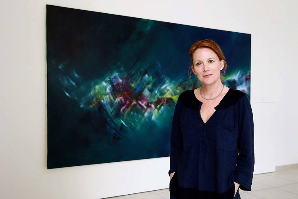Laurel Holloman在拍戏中后期也沉迷画画，但Lu的画我是真喜欢，尤其