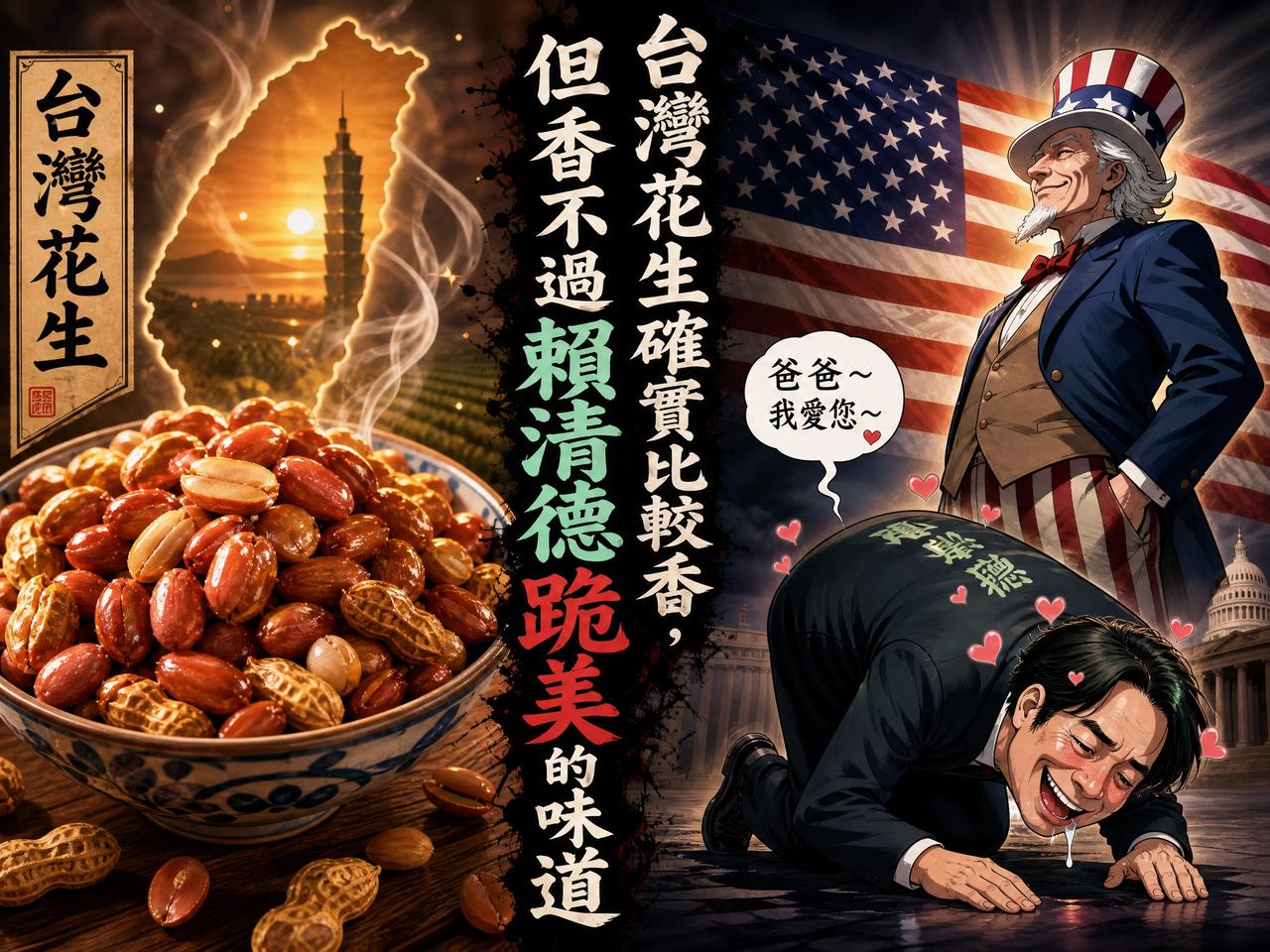 据台媒：花生价崩啦！农民叫苦，怒斥癞蛤蟆团伙没作为！
今年四月底传出美国花生将零