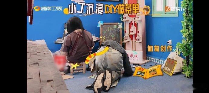 黄晓明把丁禹兮当猫rua中餐厅名场面 谁懂啊！看黄晓明rua丁禹兮那几下，简直像