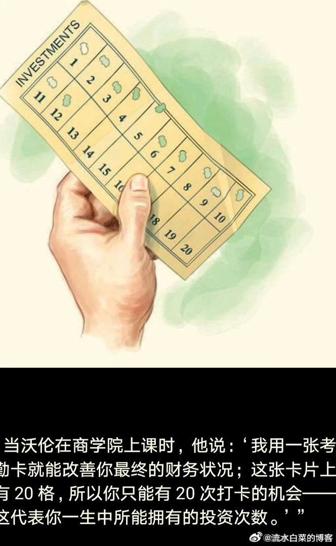 买入一只股票，买入后，我必须做好5年内没有合适的价格卖出的心理准备。毕竟股市不是