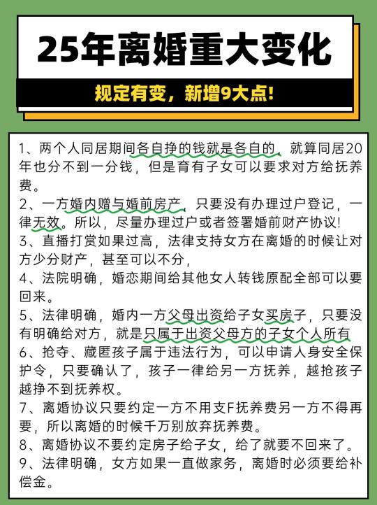 划重点！2025年，婚姻法重大变化！