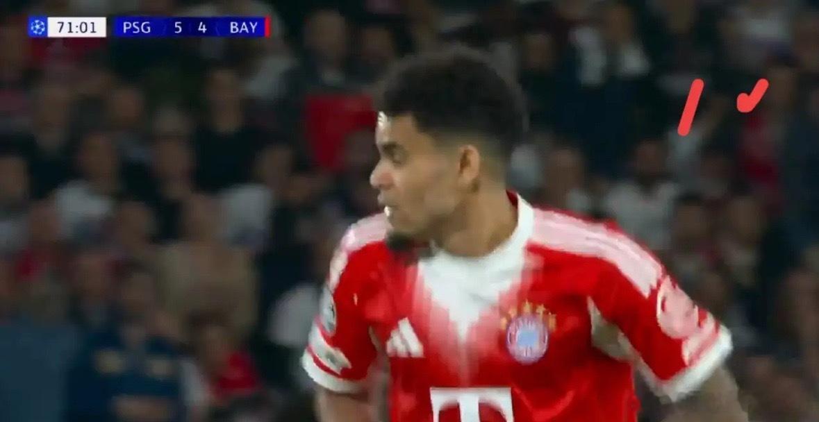 进球大战！今晨，欧冠半决赛首回合，巴黎圣日耳曼主场对阵拜仁，比赛进行到第70分钟