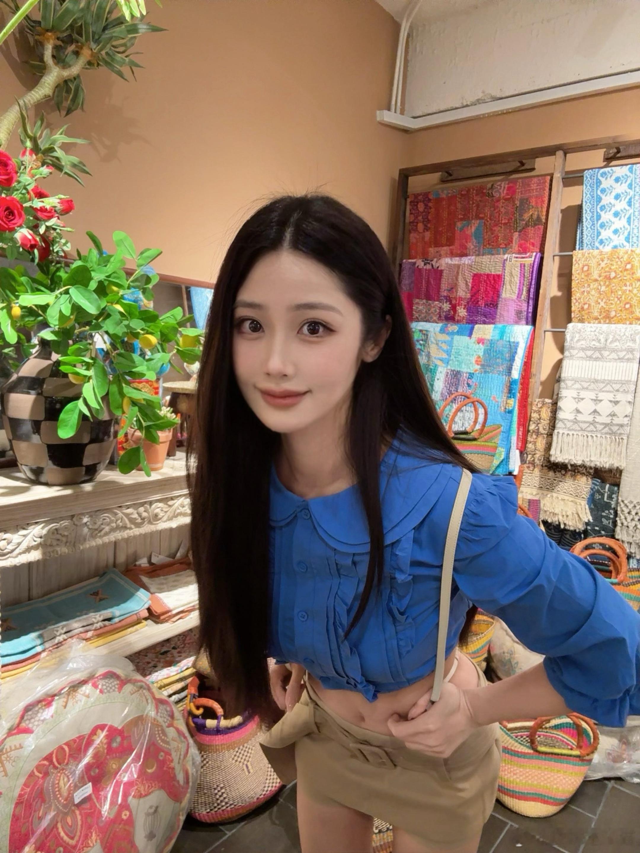 没有蓝朋友不要紧，我愿意做你的蓝朋友💙 ootd 穿搭分享 早秋穿搭 ​​​