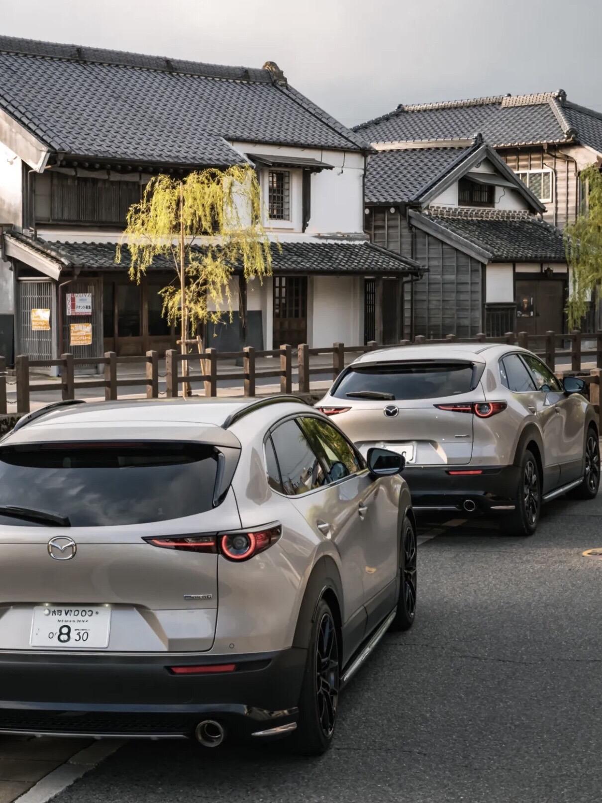CX-30颜值这一块依旧拽．