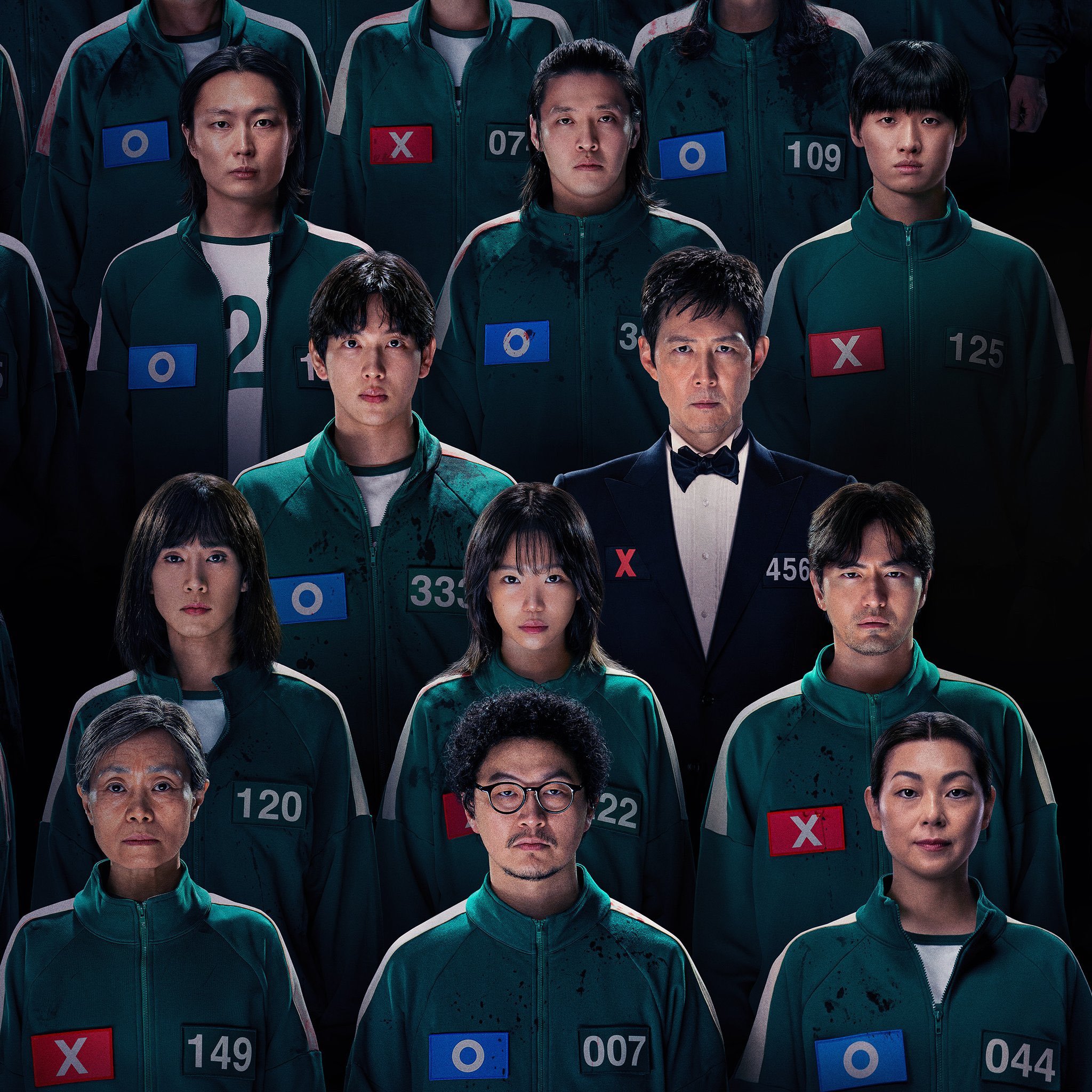 《鱿鱼游戏》最终季新海报，下周见。 ​​​