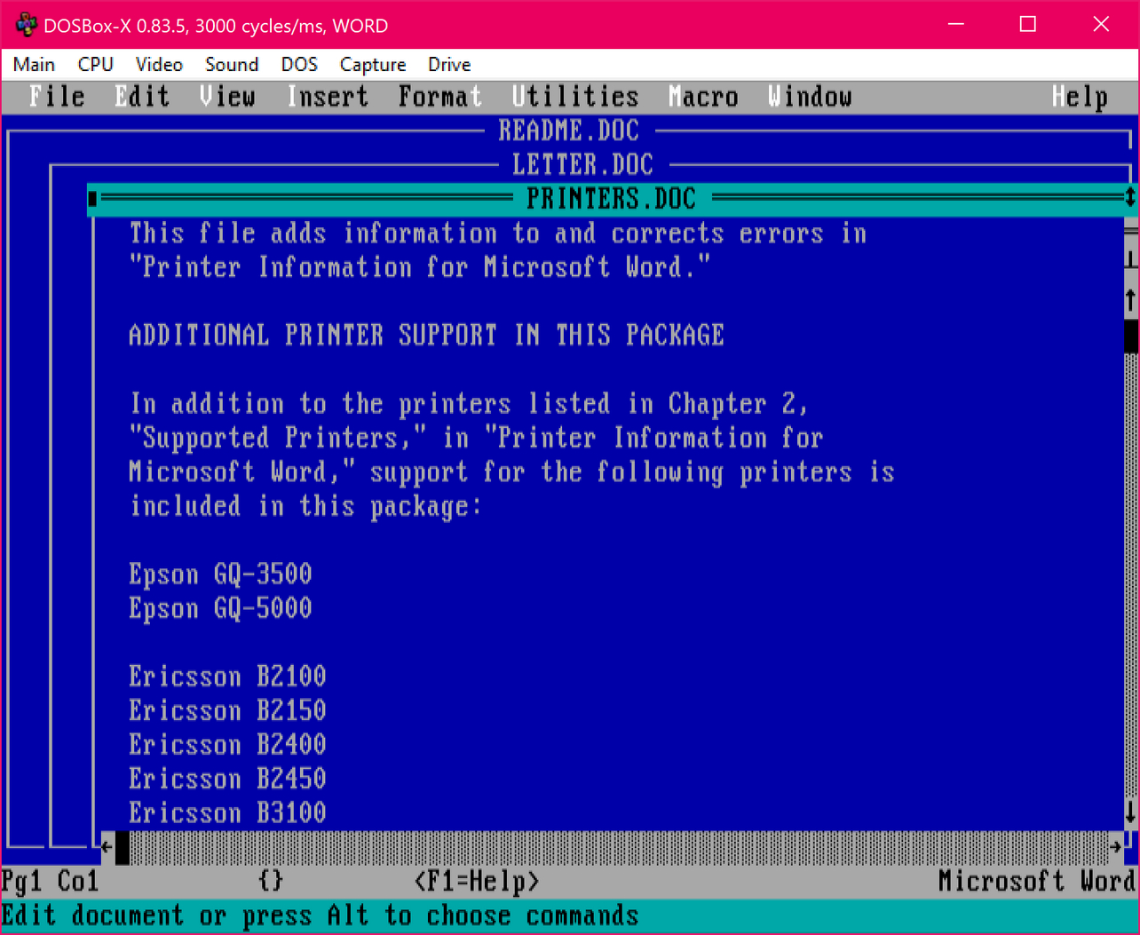 DOSBox-X，DOSBox的增强版。与 DOSBox 相比可以模拟运行 Wi