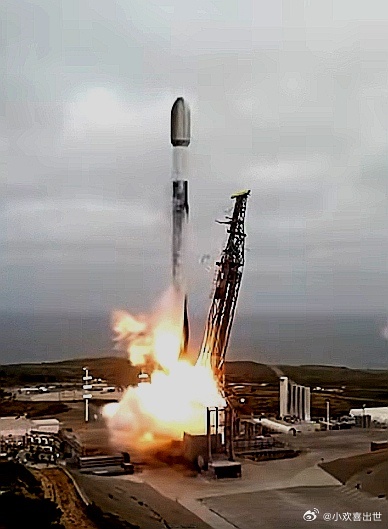 2026年6月29日0时09分，SpaceX在加利福尼亚州范登堡太空军基地SLC